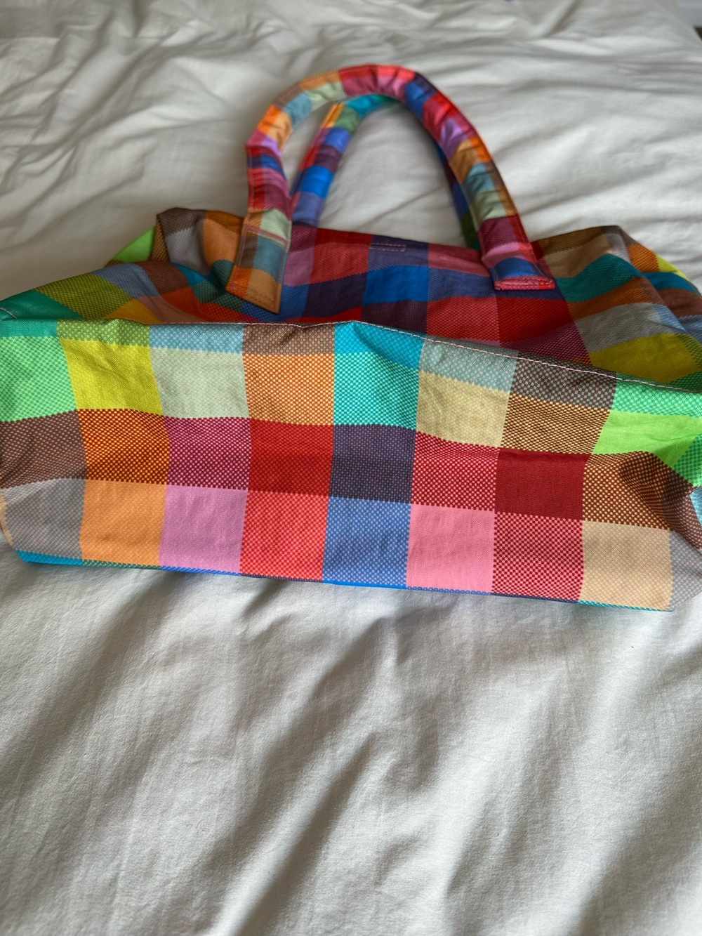 NWT BAGGU Madras Everyday Cloud Bag (ECB) - Picture 4 of 11